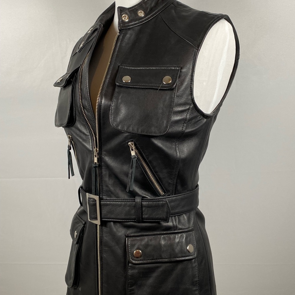 INC Leather Vest, Biker looking Vest HOT